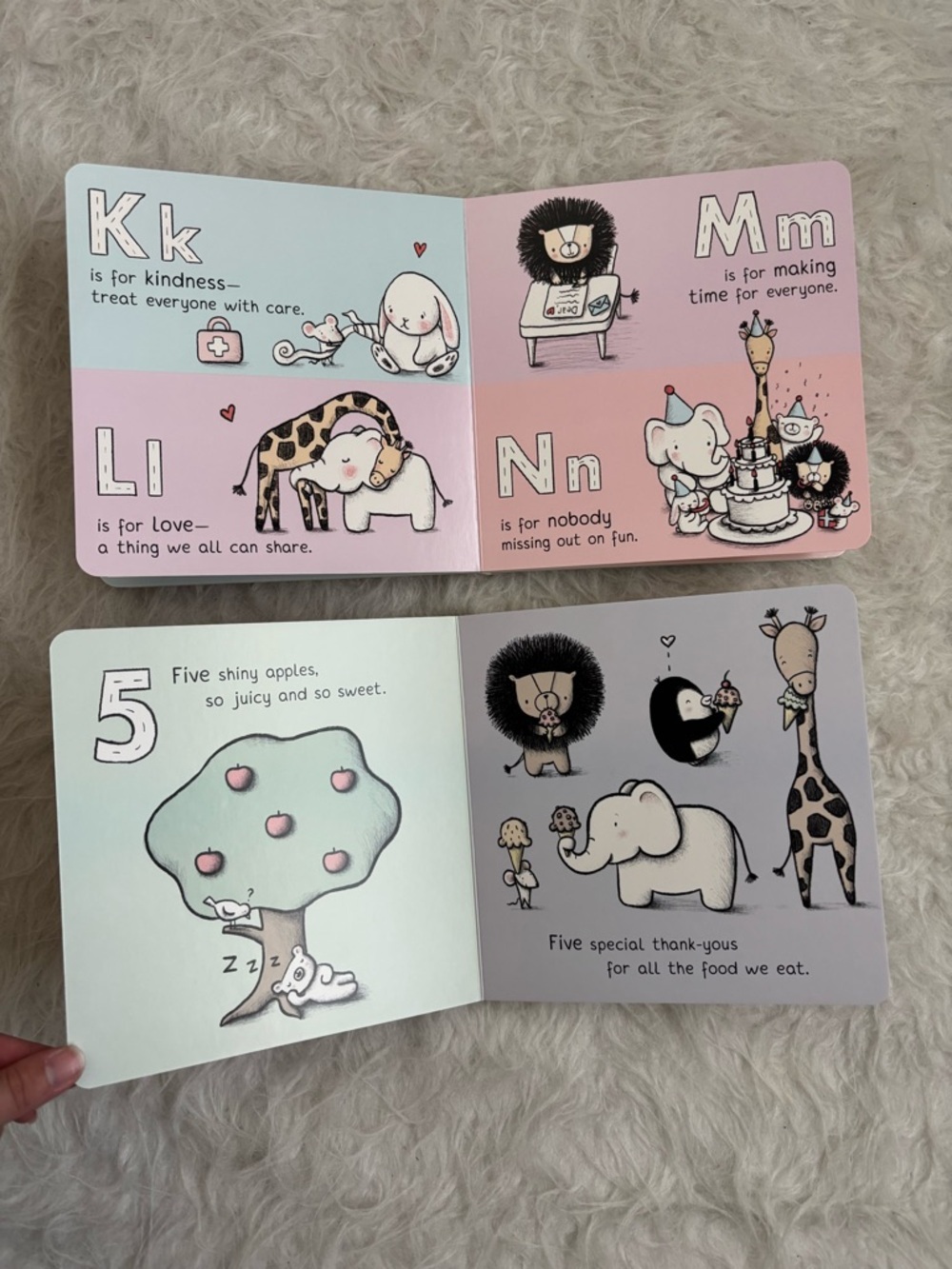 ABC's of Kindness & 123's of Thankfulness Baby Board Book Set - Picture 4 of 4